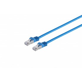 S/CONN maximum connectivity Patchcâble S/FTP Cat 7 Bleue 3,0m