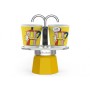 Bialetti Espresso Maker Set Mini Express Lichtenstein + 2 Espresso Macheer