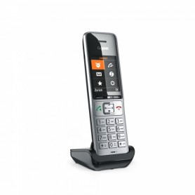 Gigaset COMFORT 500HX Téléphone analog/dect Identification de l'appelant Noir, Argent
