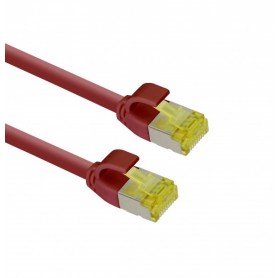  ultra slim Patchcâble S/FTP Cat 6A rouge 5,0m