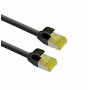 Helos Ultra Slim Patch Cable S / FTP Cat 6A Black 7.5m