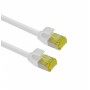 ultra slim Patchcâble S/FTP Cat 6A blanc 10,0m