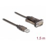 Adaptateur Dellock USB 2.0 Type-A à 1 x Connecteur de broche RS-232 D-SUB 9