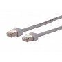Metz Connect Patch Cable Cat.6 Ultraflex500 VoIP AWG 26 0,5 M Gray