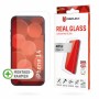  Real Glass pour iPhone 13/13 Pro/14, verre blindé dur (10H), cadre de montage écologique, verre trempé résistant aux rayures, revêtement high-tech anti-traces de doigts, Case Friendly
