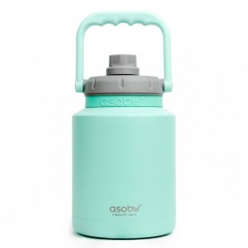 asobu - Mini Jug acier affiné Trinkflasche 1 Liter mint