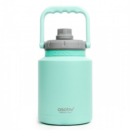 asobu - Mini Jug acier affiné Trinkflasche 1 Liter mint