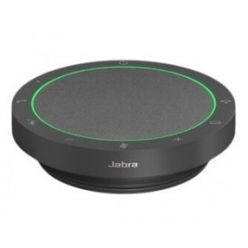 Jabra Speak2 55 Enceinte Bluetooth avec 4 micros antibruit, Haut-Parleur 50 mm Pleine Gamme, Audio Large Bande, Compact et Portable - Certifié pour Zoom et Google Meet - Gris foncé