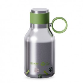 Gourde pour chien 360ML avec couvercle bol