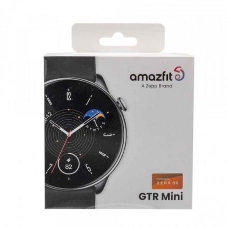 Amazfit GTR Mini, 43 mm, Montre Connectée Femme, 14 Jours d'autonomie, SpO2, Suivi de Sommeil, 120+Modes Sportifs, Montre Connectée Sport GPS, Noir