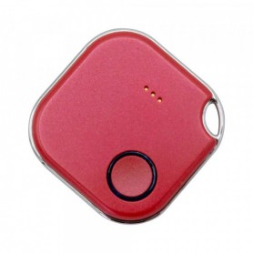 Shelly BLU Button1 - Rouge | Bouton télécommande intelligente | Commande d'actions et de scènes intelligentes Bluetooth | App iOS Android | Indicateur LED et Bipeur | BTHome | Portée 10 à 30 m