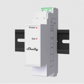 Shelly Pro 3EM Switch Add-on | Interrupteur Accessoire pour Compteur d'énergie | Contacts secs | Montage Rail DIN | Commande contacteurs et photovoltaïque | Alexa & Google Home | App iOS Android