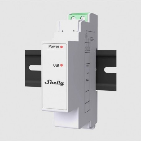 Shelly Pro 3EM Switch Add-on | Interrupteur Accessoire pour Compteur d'énergie | Contacts secs | Montage Rail DIN | Commande contacteurs et photovoltaïque | Alexa & Google Home | App iOS Android
