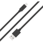 Cable A/MFI - 2.4A 2m Recyclé Noir