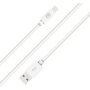 Cable A/MFI - 2.4A 2m Recyclé Blanc