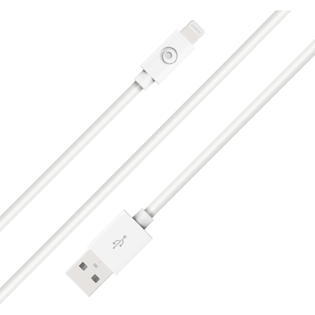 Cable A/MFI - 2.4A 2m Recyclé Blanc