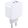 CS 32W USB A 12W + USB C 20W Recyclé Blanc