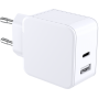 CS 32W USB A 12W + USB C 20W Recyclé Blanc