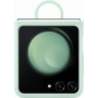 Coque silicone avec anneau G Z FLIP 5 Vert d'eau