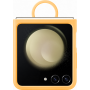 Coque silicone avec anneau G Z FLIP 5 Abricot