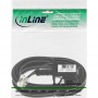 Câble TAE-F, InLine®, 6 broches/4 fils, pour importation, TAE-F mâle à RJ11 mâle, 10m