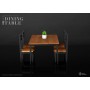 Diorama Props Series accessoires pour figurines Dining Table Set