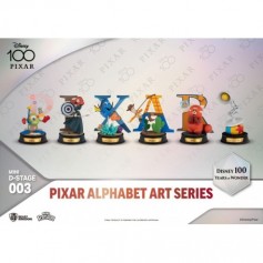 Disney pack 6 statuettes Mini Diorama Stage 100 Years of Wonder-Pixar Alphabet Art 10 cm