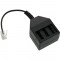 Adaptateur câble TAE RJ11 (6P4C) prise sur TAE NFN prise femelle