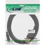 Câble plat InLine® Micro USB 2.0 USB A à Micro-B noir / or 1 m