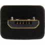 Câble InLine® Micro USB 2.0 USB Type A mâle à Micro-B mâle noir 1 m