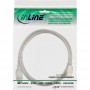 Câble de rallonge InLine® USB 2.0 de type A mâle à femelle transparent, 0,5 m