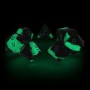 Oakie Doakie Dice dés RPG-Set Glow in the Dark - Biohazard (7)