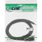 Câble InLine® USB 3.0 de type A mâle à type B femelle noir 2,5 m