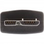 Câble plat InLine® USB 3.0 de type A mâle à Micro B mâle noir 1,8 m