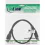 Câble InLine® USB 3.0 de type A mâle à type B mâle noir 0.3m