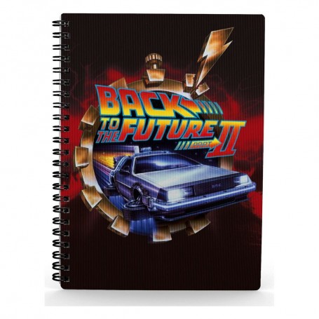 Retour vers le Futur II cahier effet 3D Poster