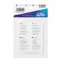 Ultimate Guard 10 intercalaires pour cartes Card Dividers taille standard Blanc