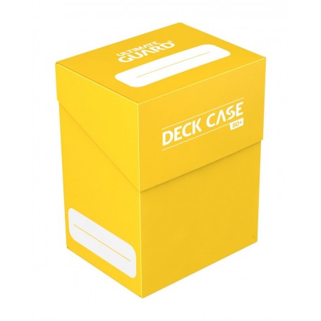 Ultimate Guard boîte pour cartes Deck Case 80+ taille standard Jaune