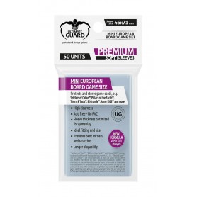 Ultimate Guard 50 pochettes Premium Soft Sleeves jeux de plateau européens petit format