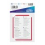 Ultimate Guard 10 intercalaires pour cartes Card Dividers taille standard Rouge