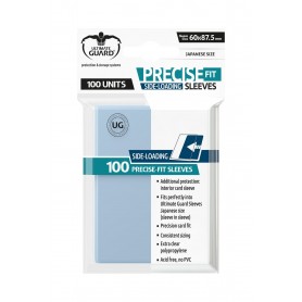 Ultimate Guard 100 pochettes Side-Loading Precise-Fit Sleeves format japonais Transparent