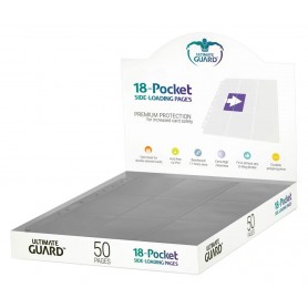 Ultimate Guard 18-Pocket Pages Side-Loading Gris (50)