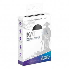 Ultimate Guard 60 pochettes Katana Sleeves format japonais Noir
