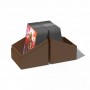 Ultimate Guard Return To Earth Boulder Deck Case 100+ taille standard Marron