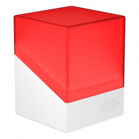Ultimate Guard Boulder Deck Case 100+ SYNERGY Rouge/Blanc