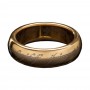 Le Seigneur des Anneaux bague tungstène Anneau Unique (plaqué or) Taille 07