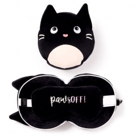 Resteazzz Fine feline cat travel pillow eye mask