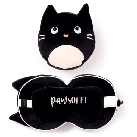 Resteazzz Fine feline cat travel pillow eye mask