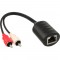 Câble audio InLine® RCA sur réseau local / Ethernet / RJ45, 2 pièces un jeu