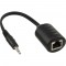 Câble audio sur réseau local / Ethernet / RJ45 InLine® 3,5 mm max. Ensemble complet de 50m